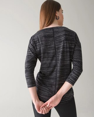 3/4-Sleeve Drop Shoulder Tee