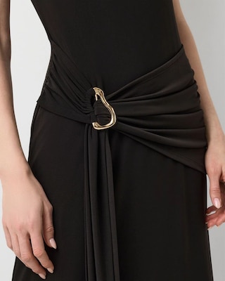 One-Shoulder Matte Jersey Dress click to view larger image.