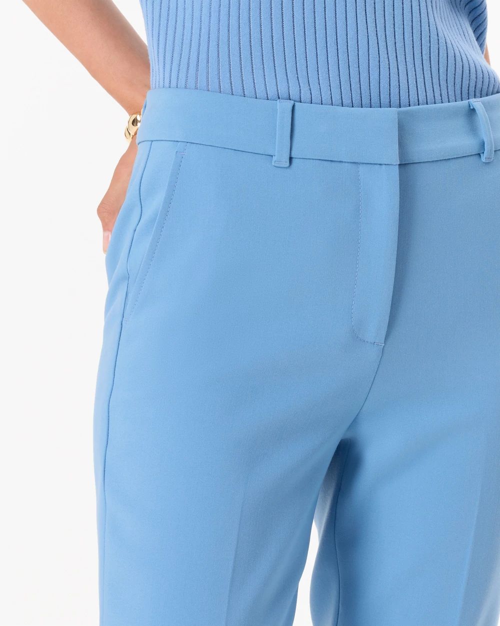 Luxe Stretch High-Rise Elle Slim Ankle Pant click to view larger image.