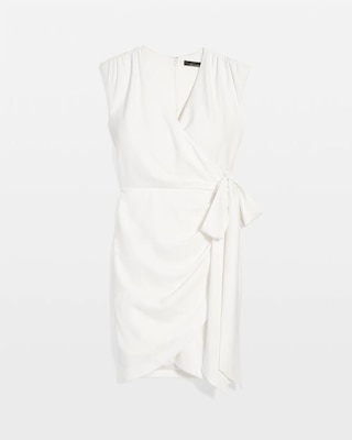 Faux Wrap Mini Dress click to view larger image.