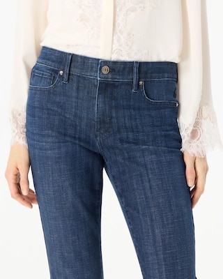 Release Hem Mid-Rise Bootcut Jeans click to view larger image.