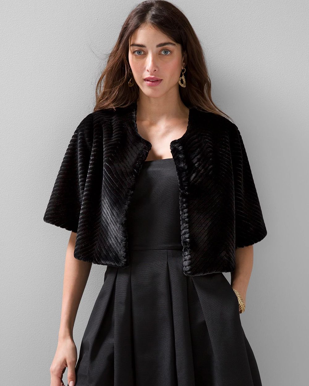 Faux Fur Bolero