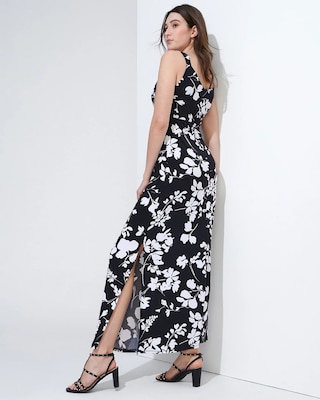Outlet WHBM Detail Strap Maxi Dress click to view larger image.