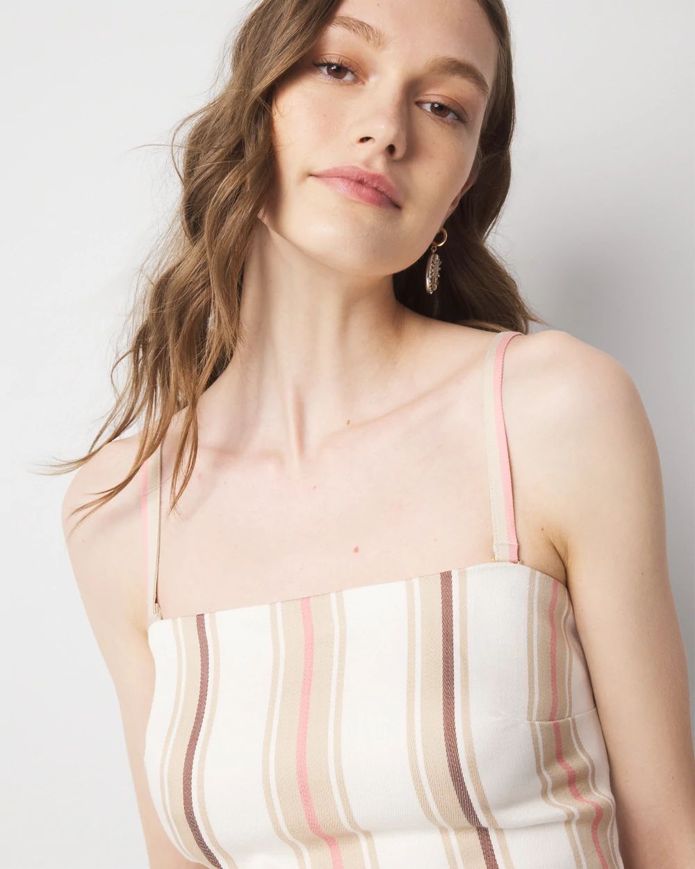 Striped Spaghetti Strap Top