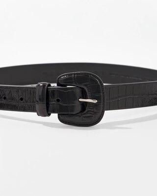Faux Croc Belt click to view larger image.