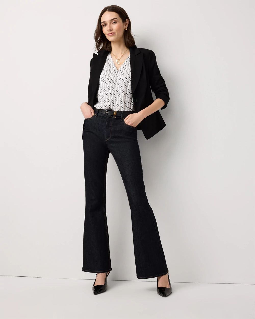 High-Rise Flare Jean