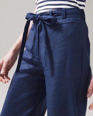 Linen Wide Leg Trousers