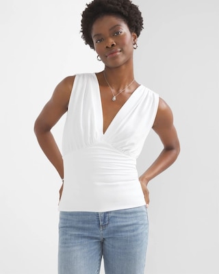 Shirred Empire Top