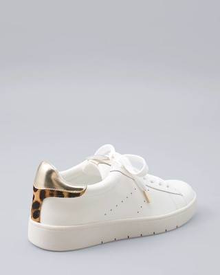 WHBM Kicks Animal-Trim Sneakers
