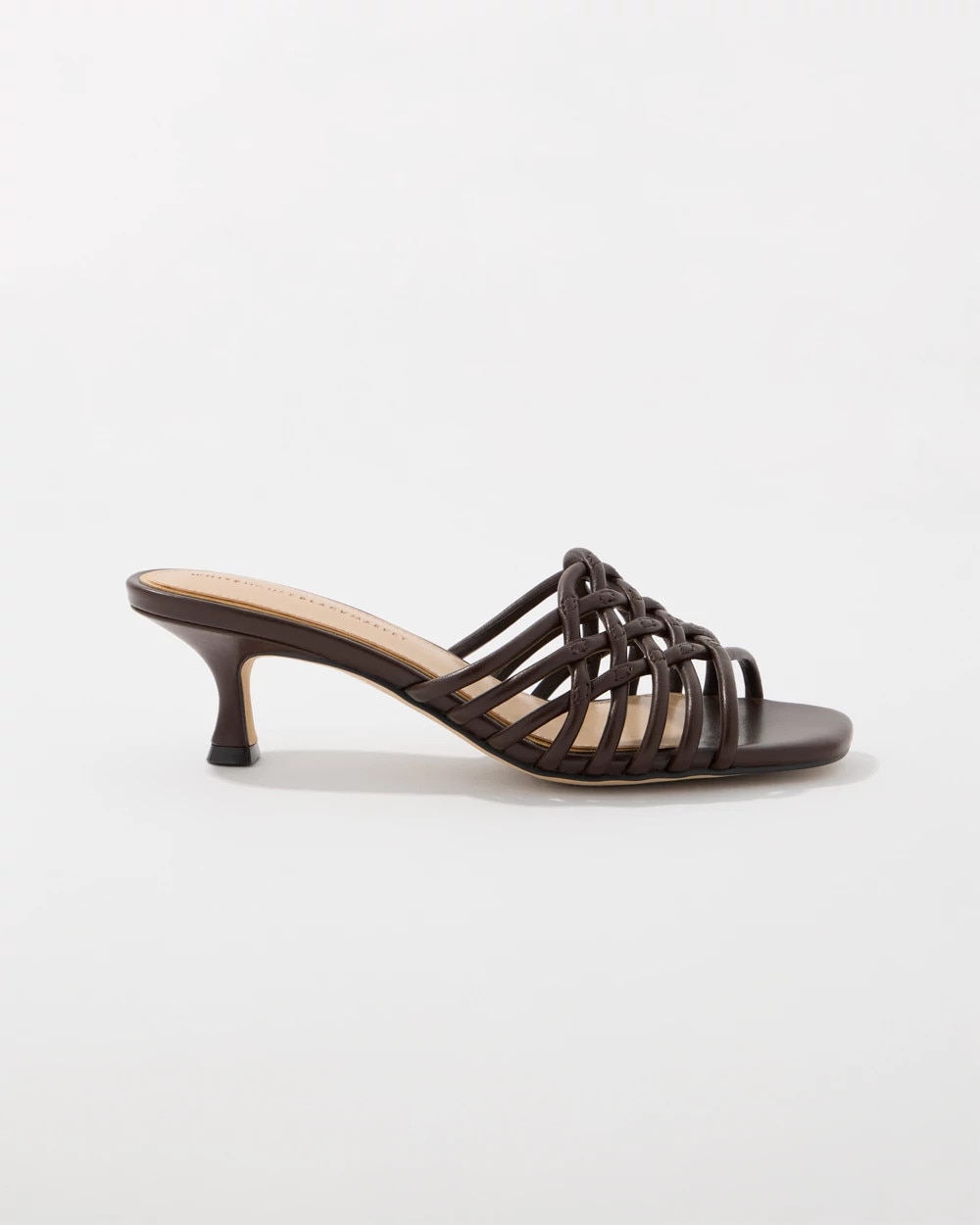 Leather Heeled Sandal - image 3