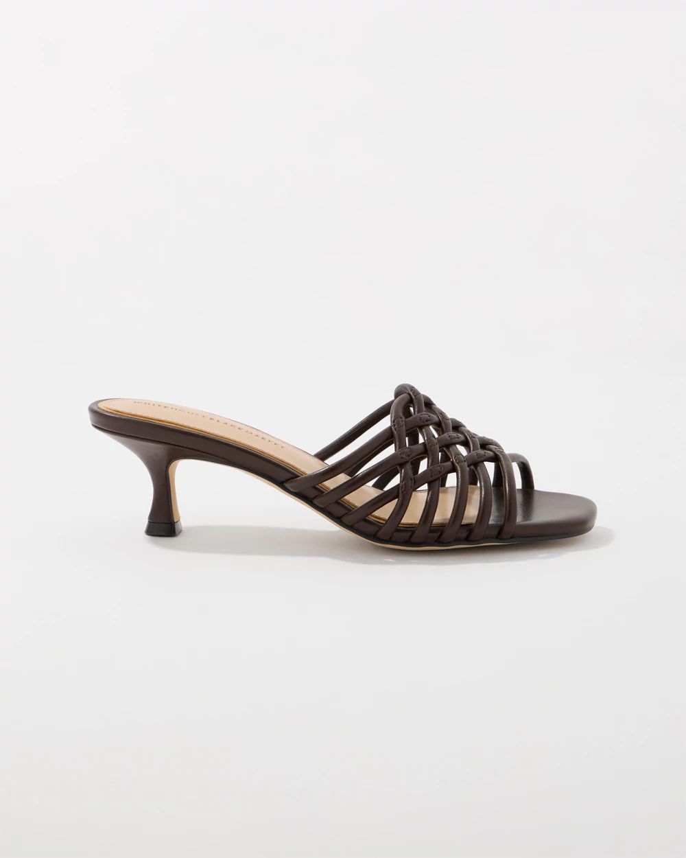 Leather Heeled Sandal click to view larger image.