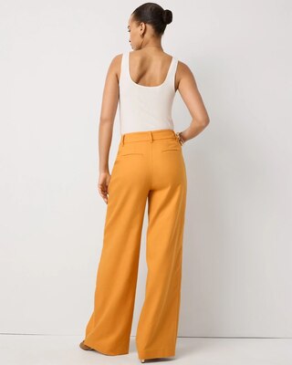 Pleated High-Rise Wide Leg Pant click to view larger image.