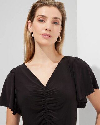 Outlet WHBM Ruched Tee