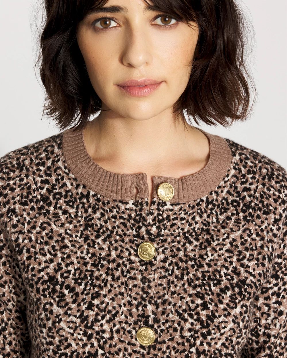 Leopard Cardigan Sweater