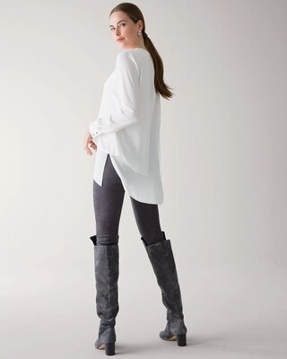 Vegan Suede WHBM® Runway Legging