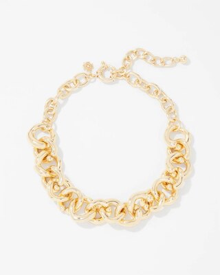 Gold Chunky Chain Link Necklace