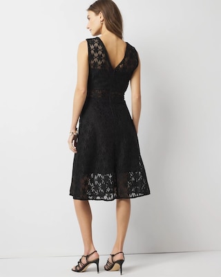 Petite Lace Cocktail Dress click to view larger image.