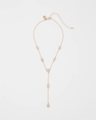 Dyed Jade Y-Necklace click to view larger image.