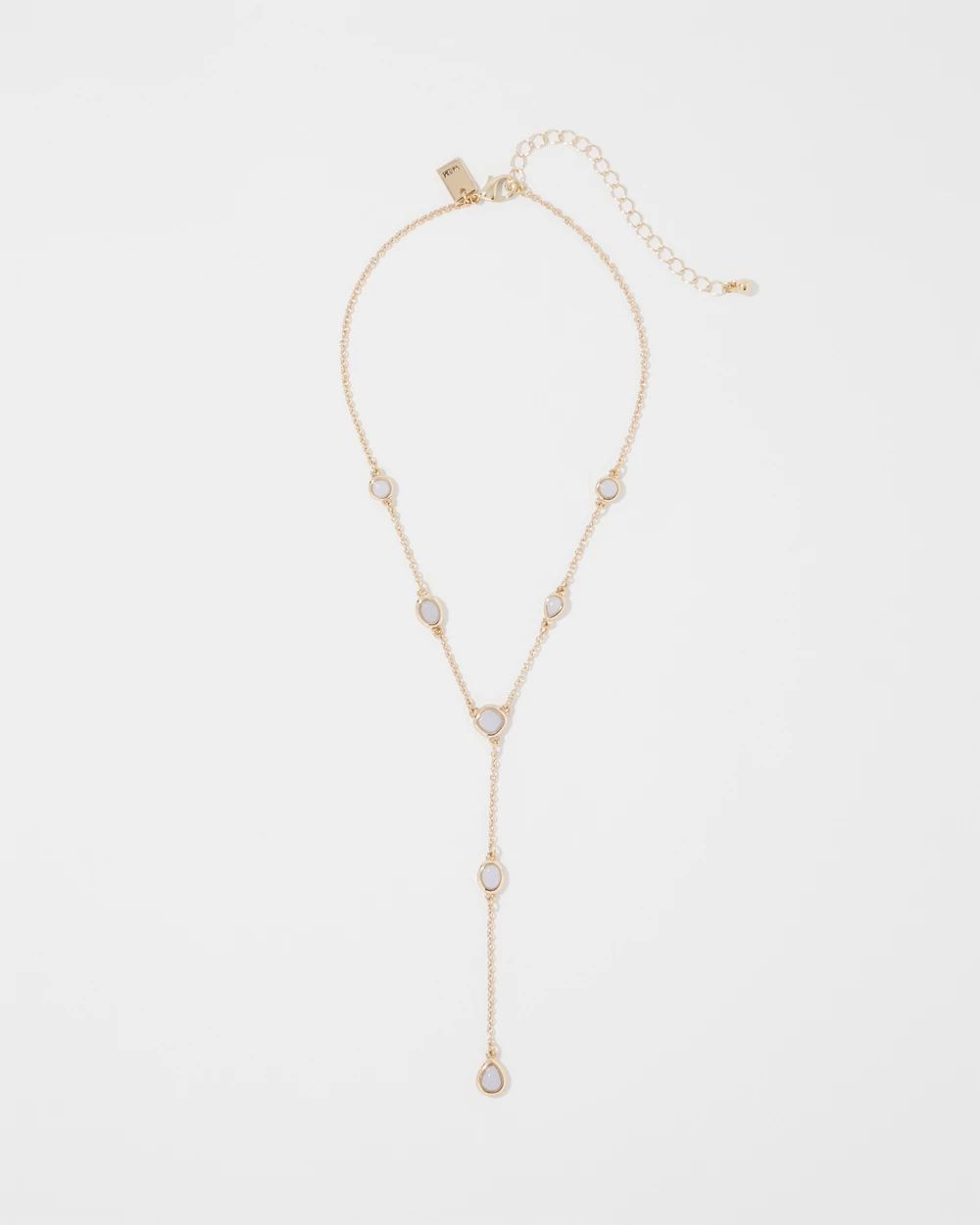 Dyed Jade Y-Necklace