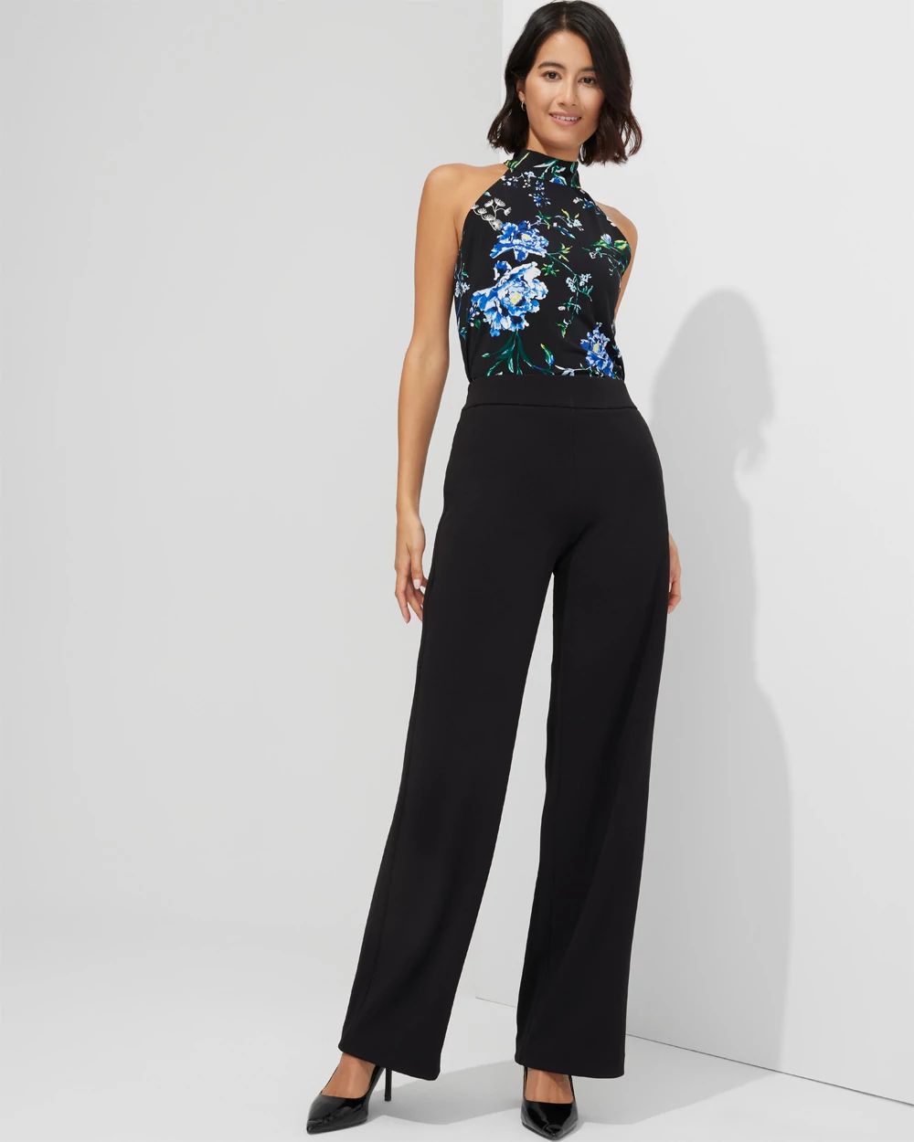 Outlet WHBM Pull-On Wide-Leg Pants