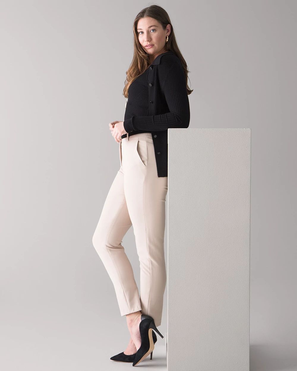 WHBM® Elle Slim Ankle Comfort Stretch Pants