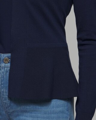 Outlet WHBM Peplum Cardigan