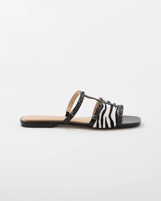 Zebra Sandals click to view larger image.