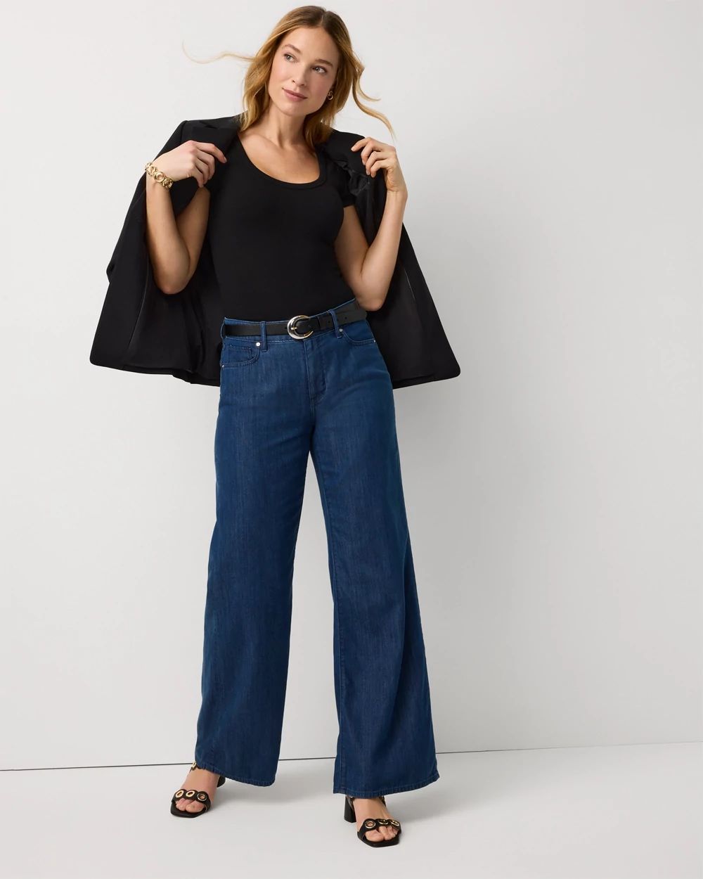 WHBM FORME™ Ribbed Scoop Neck Tee