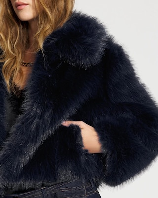 Faux Fur Coat click to view larger image.