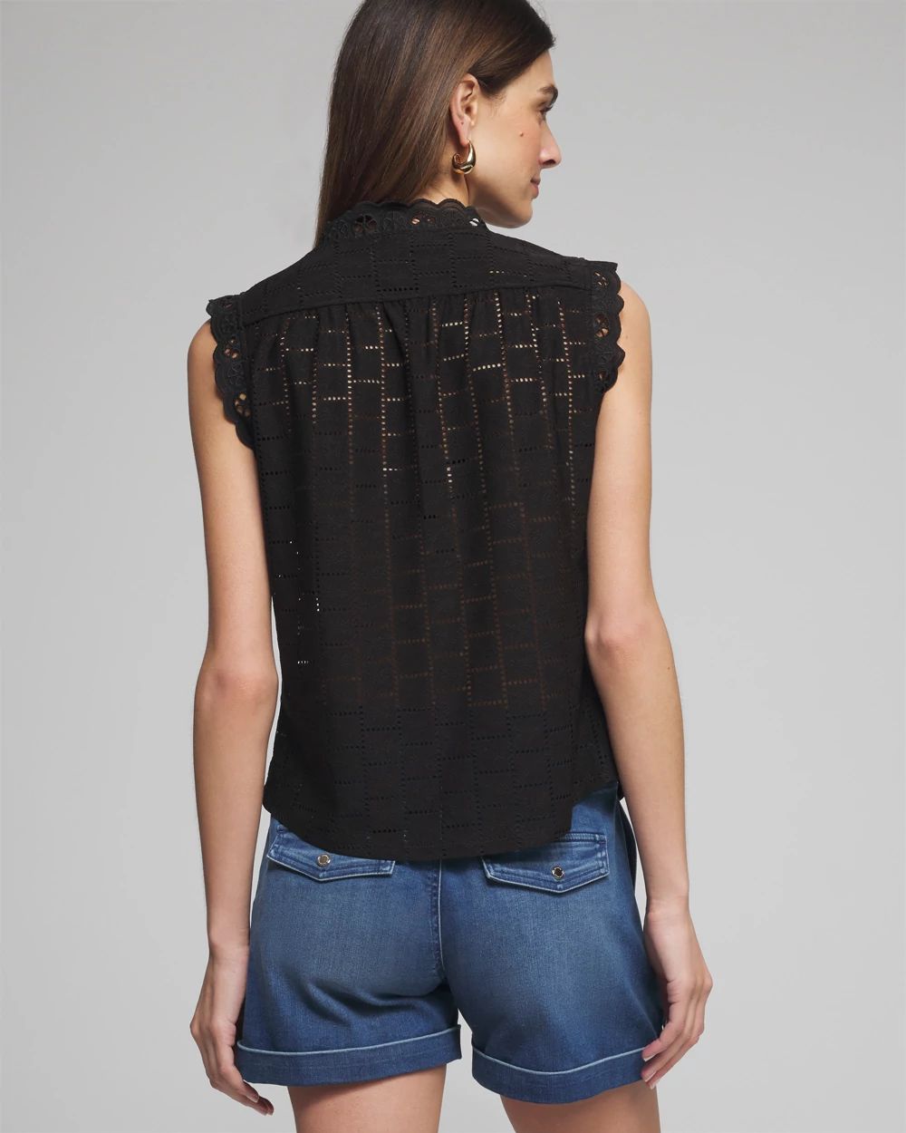 Outlet WHBM Eyelet Shell