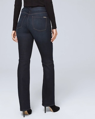 Curvy-Fit Mid-Rise Everyday Soft Denim™ Bootcut Jeans click to view larger image.