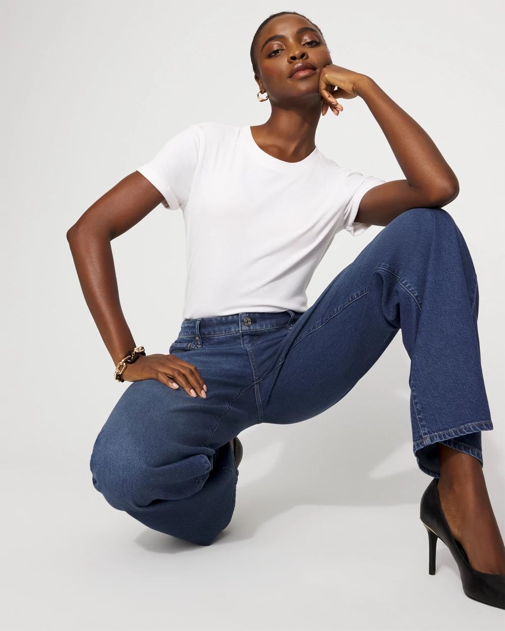 Easy Crewneck Tee click to view larger image.