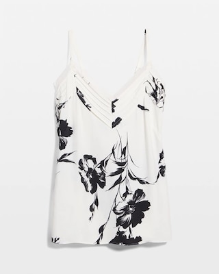 Pintuck Crepe Tank click to view larger image.