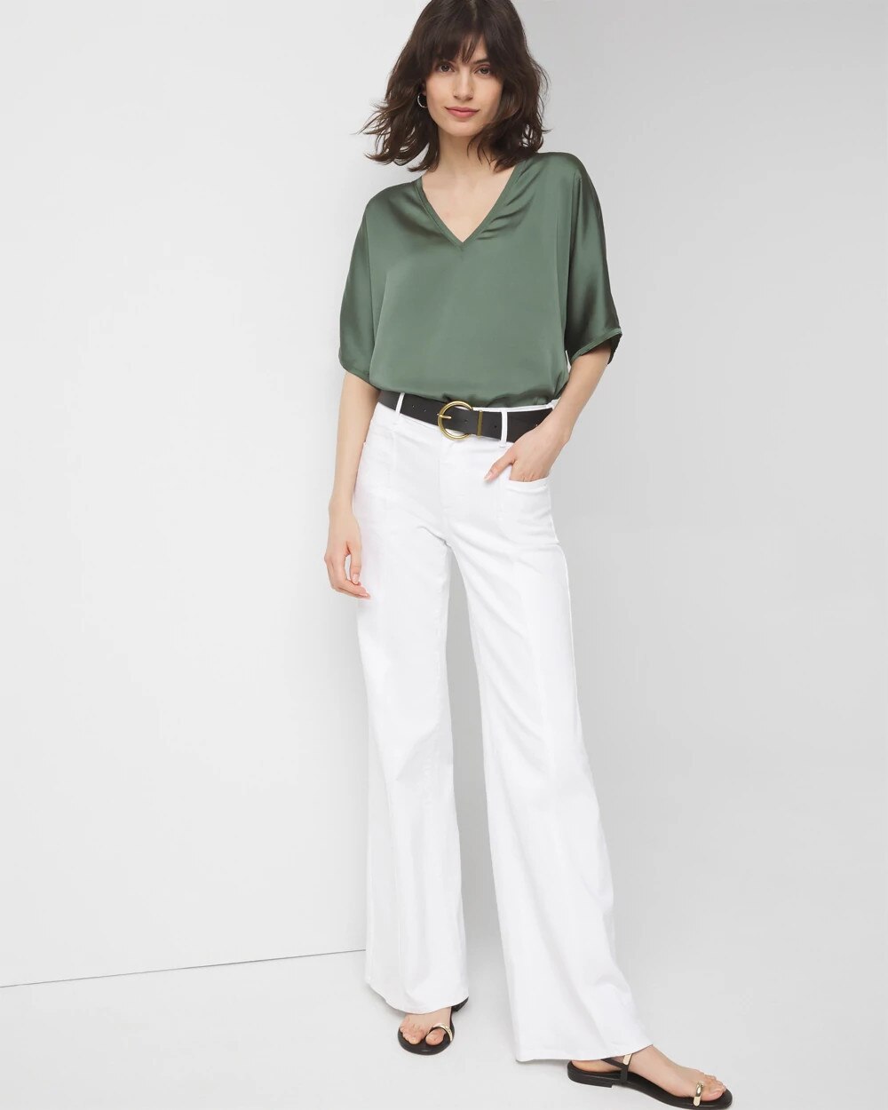 Woven Front Tee - image 2
