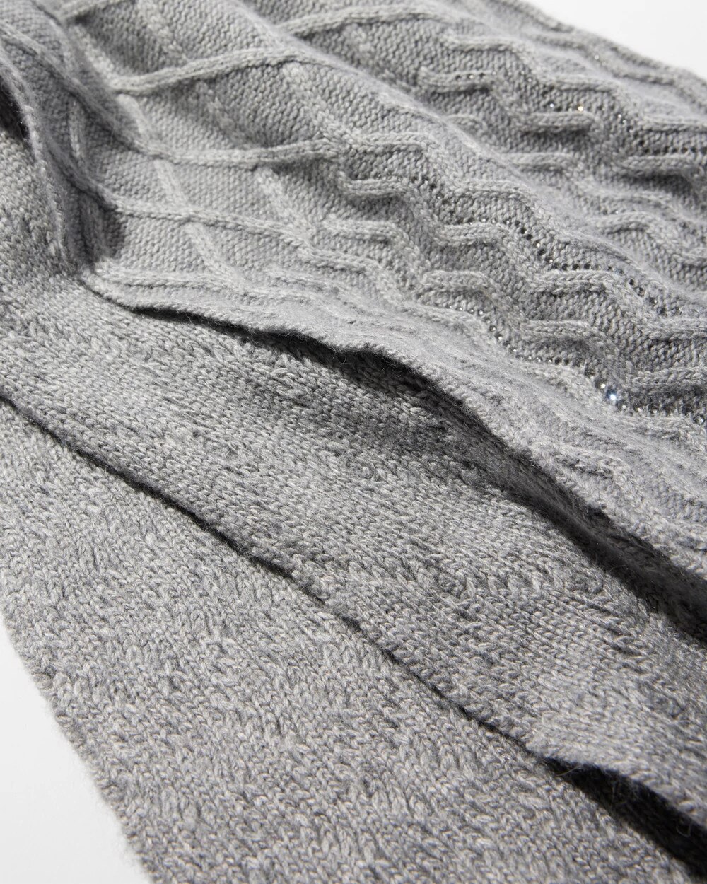 Rhinestone Patterned Scarf