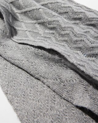 Rhinestone Patterned Scarf