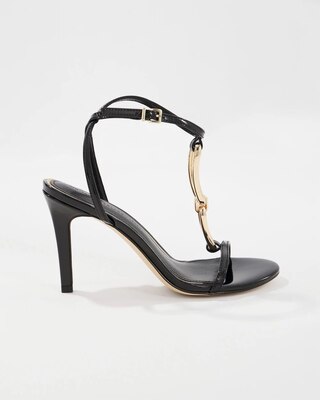 Strappy Sandal with Chain Detail click to view larger image.