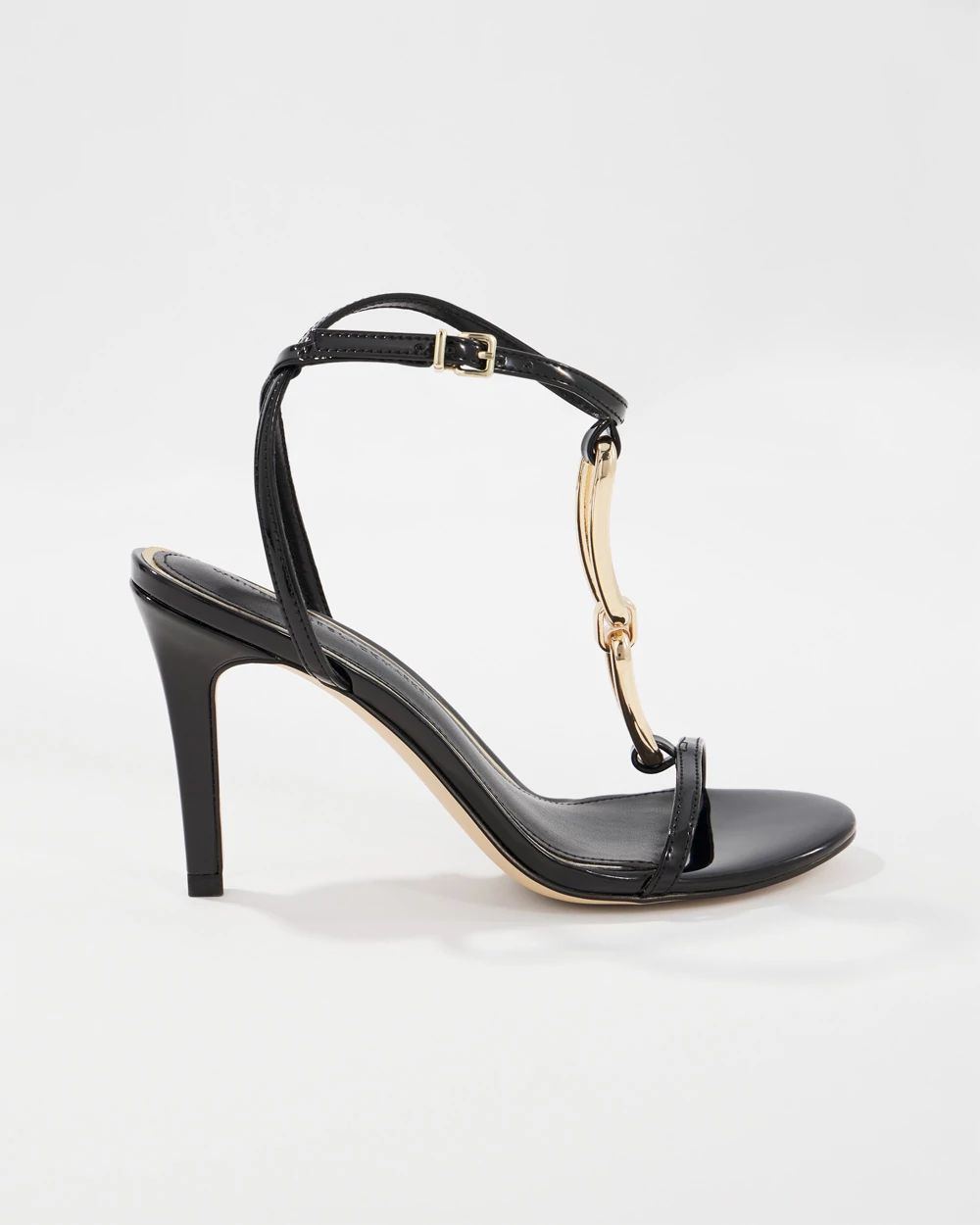 Strappy Sandal with Chain Detail click to view larger image.