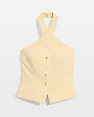 Crisscross Halter Vest click to view larger image.
