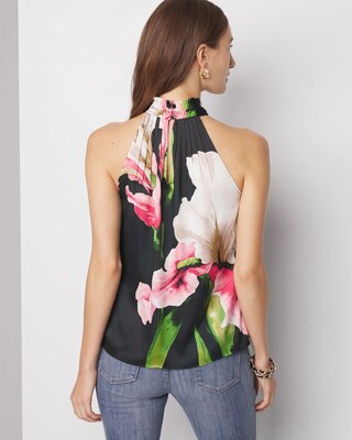 Halter Pleated Shell