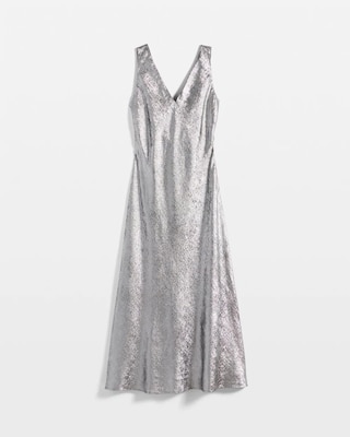 Petite Metallic Slip Dress click to view larger image.