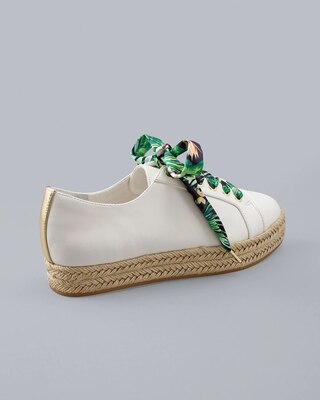 Espadrille Sneakers with Tropical Laces