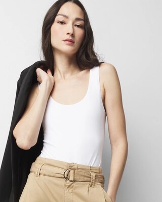 WHBMFORME™ All Ways Stretch Scoop Neck Bodysuit