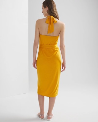 Halter Wrap Dress