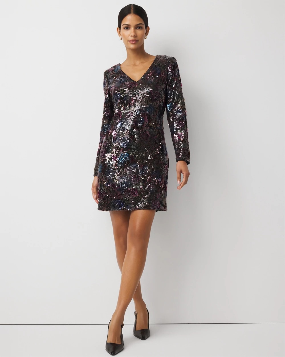 Women's Sequin Sheath Dress Size 10 | White House Black Market