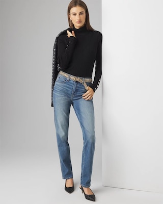 Ribbed Turtleneck Sweater click to view larger image.