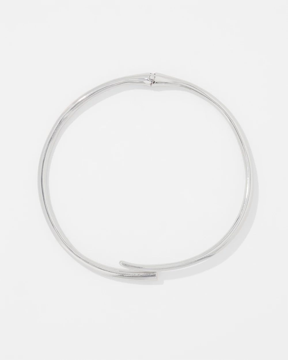 Silver Sculptural Collar