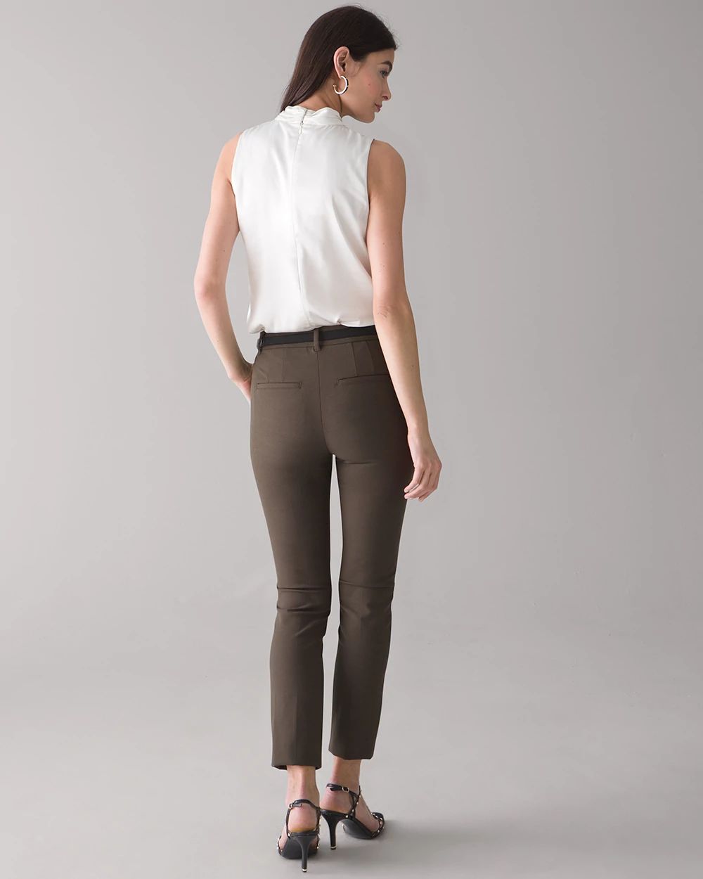 Slim Ankle Comfort Stretch Pants click to view larger image.