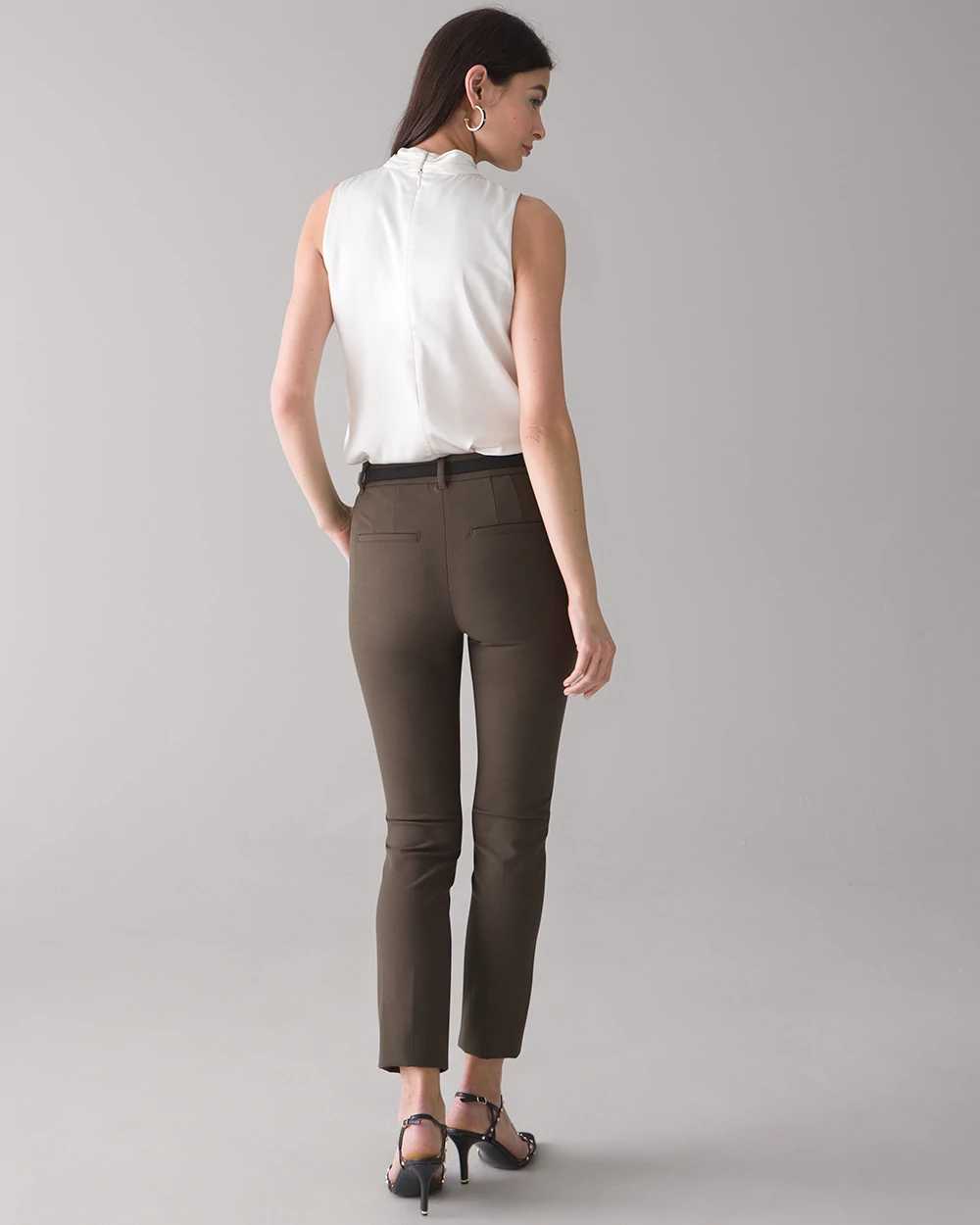 WHBM Elle Slim Ankle Comfort Stretch Pant