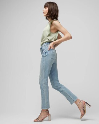 High-Rise Sculpt Seamed Slim Crop Jeans